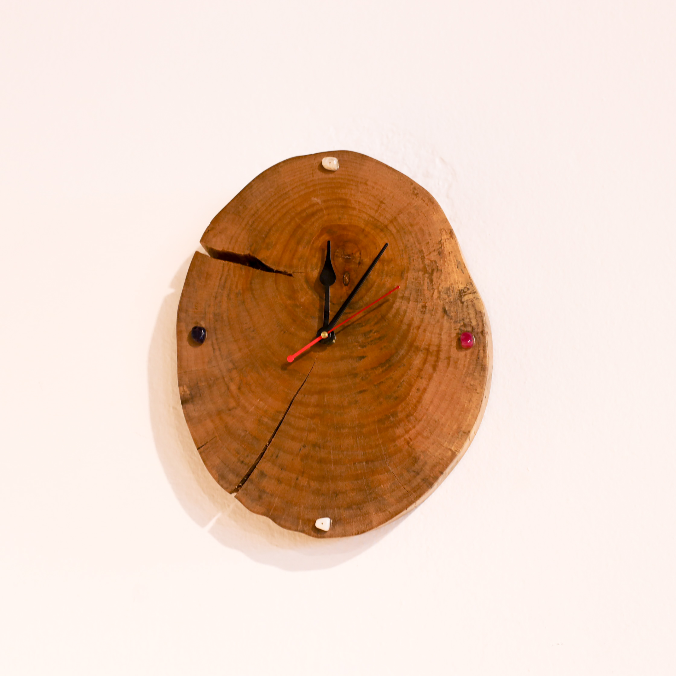 Live Edge Wood Frame Clock